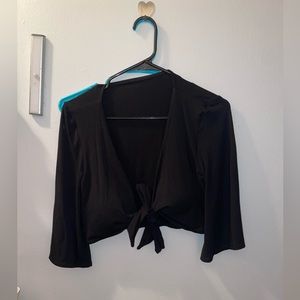 KLASSY NETWORK Black Tie front crop NWT LG